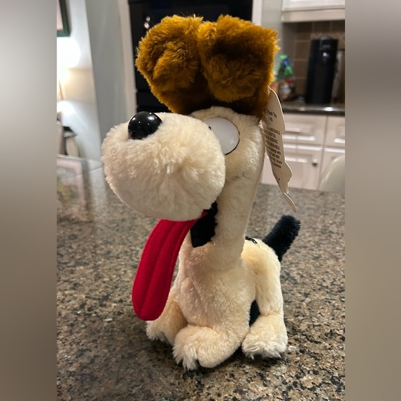 Odie NWT 80s Garfield 1983 Dakin and Co. Stuffed Animal Plush Toy Collectible - Picture 4 of 12